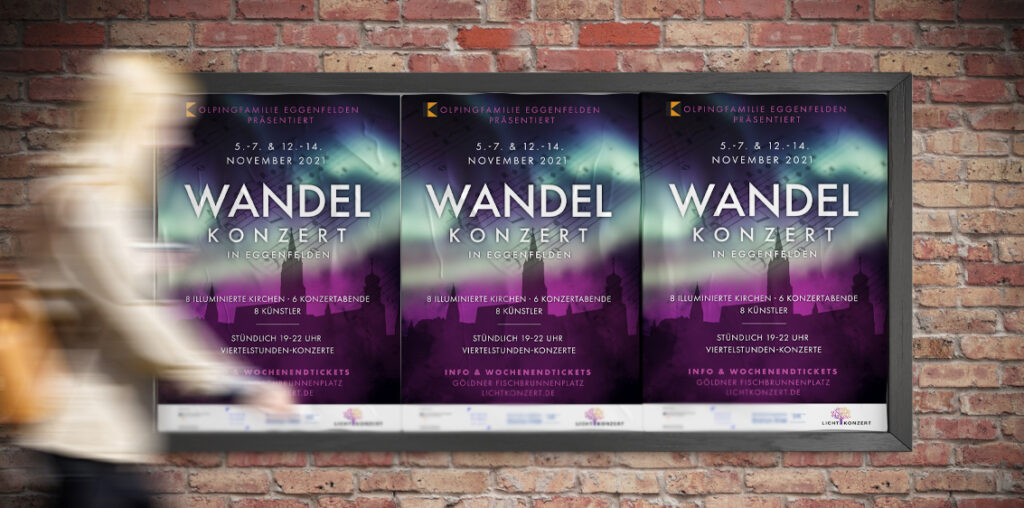 Wandelkonzert Eggenfelden Plakat 2 Grafik Marketing